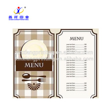 Customized Size!Colorful Wall Poster Printing Data Sheet Menu List